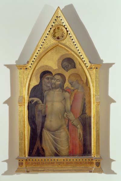 Pieta, 1365 von Giovanni da Milano